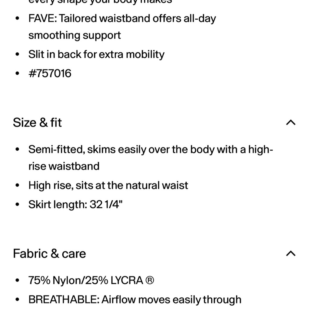 NWT Athleta Be Free High Rise Maxi Skirt - Picture 5 of 5